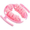 OHPHCALL Rullo Design Salvaspazio in PP Struttura Circolare per Gambe P rosa a 28 Ruote e Morsetto per Attivazione Muscolare per Appartamenti Piccoli e Tappetini Yoga