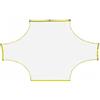 Ronyme Rete da Allenamento Calcio Rete Bersaglio Porta Calcio Rete Precisione Rete Addestramento Tiri Compatibile con Porte Standard Diversi Formati E Fasce, 5 Persone
