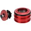 BuyWeek Serie Sterzo, 2 Pezzi 44 mm Stelo Forcella Anteriore Bici in Lega di Alluminio Cuscinetto Doppio per Cuffia per Mountain Bike (Rosso)