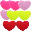 IMIKEYA 6 Pezzi Ammortizzatore a Forma di Cuore, Riduce Le Vibrazioni delle Corde in Silicone Design Carino per Racchetta da Tennis Adatto e Adulti
