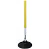 QSTDGVPW Palo Allenamento Basket Palo Duraturo per Sessioni Prolungate Palo con Struttura Antiurto Palo per Agili Movimenti Palo Pratico in Gomma PVC Adatto Ad, Giallo, 60CM 1.2KG