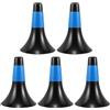 VOSAREA Coni da Calcio Multicolori in Plastica, 5 Pezzi, per Allenamento Agilità e Calcio, con Alta visibilità, per Esercizi Indoor e Outdoor, Attrezzatura Portatile