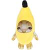 Haofy Peluche Gatto Banana 30 cm in Cotone Morbido con Dettagli Realistici Giocattolo da Compagnia per Riduzione dello Stress per Bambini, Adulti, Arredamento Casa, Uso Notturno, Regalo Decorativo