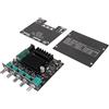 VBESTLIFE ZK-MT21 Scheda Amplificatore di Potenza Bluetooth, 2.1 Canali DC 12V a 24V HiFi Modulo Amplificatore di Potenza Fai-da-te per Altoparlanti da 20 a 100 W da 4 a 8Ω