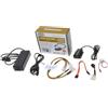 PremiumCord - Adattatore USB 2.0 IDE + SATA con Cavi e Alimentatore di Rete