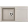 Elleci Easy 290 | Lavello 1 vasca 78x43cm ad incasso Granitek Bianco Soft - LGY29039