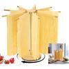 Ruikcoll Stendi Pasta Fresca,Asciugatrice per Pasta, con 10 Manici Staccabili