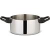 Alessi 90101/16 T La Cintura di Orione Casseruola, in Trilamina/AISI 430, Alluminio, Acciaio Inossidabile 18/10, 16 cm