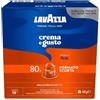 Lavazza 80 Capsule Caffè Lavazza Crema e Gusto FORTE compatibili Nespresso Alluminio