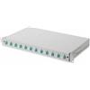 DIGITUS PANNELLO ESTRAIBILE 19" PER FIBRA OTTICA CON 12 CONNETTORI LC OM3 MULTIMODE
