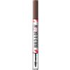 Maybelline New York, 2 in 1 Penna e Gel Sopracciglia, Per Sopracciglia Piene e Naturali, Tenuta Fino a 24 Ore, Waterproof, Formula Vegana, Build A Brow, Tonalità: Medium Brown