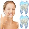 Licsaliwe Kit di riparazione denti con 2 scatole di capsule dentali 100 capsule dentali in resina per uso temporaneo su denti rotti. Le includono anteriori anteriori e posteriori molari