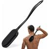 Admygo Scrubber posteriore in silicone per il corpo con manico lungo 42 cm doppio lato doccia scrubber posteriore per uomini donne rondelle posteriori per l'uso in doccia spazzola esfoliante