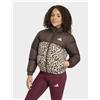 Adidas Womens adidas GIACCA IN PIUMINO SINTETICO CON STAMPA ALLOVER - Marrone, marrone
