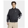 Adidas Mens adidas Iconica Giacca Da Allenamento Sst Adicolor In Twill Di Cotone - Nero, nero