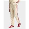 Adidas Womens adidas Pantaloni Da Allenamento Firebird Con Motivo Gessato - Giallo, giallo