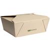 Lunch box 1300 ml in bamboo - 15x12x6,5cm avana