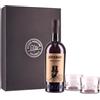 Jefferson Amaro Importante, 700 Ml, Confezione Regalo Con 2 Bicchieri Equilibrio