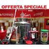 Ferrari Group KIT DI FERMENTAZIONE BIRRA ACCIAIO INOX 18/10 FUSTO 30LT+ACCESSORI+MALTO COOPERS