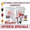 Ferrari Group KIT FERMENTAZIONE BIRRA LUSSO + MALTO COOPERS INCLUSO CON 12 ACCESSORI COMPLETO
