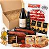 Cesto Gourmet Spagnolo · Salumi E Formaggi Iberico Con Vino Tinto 75 Cl, AOVE 25