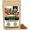 Cannella in Polvere Di Ceylon 1Kg, Canella Ceylon, Bastoncini Macinati per Cucin