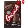 PAVESI GOCCIOLE EXTRA DARK biscotti al cacao con cioccolato 9 x 400 g ( 3,6 KG)