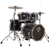 Tamburo T5 S22 BSSK Batteria Acustica Black Sparkle con Hardware e Piatti Nera