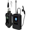 Microfono lavalier wireless UHF 40Hz-20kHz risposta design portatile compatto