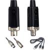 No System Microfonico Trasmettitore e Ricevitore XLR UHF per Microfono Dinam5692