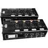 No Estensore di Segnale di Rete A 4 Canali, 4 XLR A RJ45, per Illuminazione Sc8690