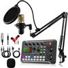 No Scheda Audio F998 e Kit Microfono BM800 Mixer Audio Microfono Scheda Audio 4464