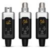 Mic Wireless Transmitter and Receiver Mixer audio wireless 48V design elegante con ricevitore trasmettitore integrato