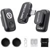 Hollyland LARK A1 Mini Duo Mini microfono wireless per iPhone 15/16 e Android (2 per USB-C