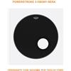 Remo P3-1020-Es Powerstroke 3 Ebony Risonante Per Grancassa 20" Nera