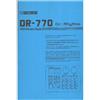 Roland Dr-770 Manuale Di Istruzioni In Italiano