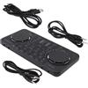 No 2X(Scheda Audio V300 Pro Interfaccia Audio Compatibile Bluetooth Mixer DJ E7689