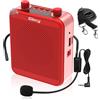 Amplificatore Vocale Portatile 30W Microfono Auricolare Ricaricabile Guida Didat