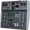 No Mixer Audio Professionale 6 Canali 99DSP Integrato A 7 Segmenti con Effetto9691