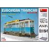 MiniArt Mini Art 550038009 MiniArt 38009 - Tram Diorama 1:35 con Base e Accessori fedeli all'originale, modellismo, Kit di Costruzione in plastica, Artigianato, Hobby, incollaggio, modellismo, assemblaggio,