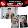 FELIX STRAY KIDS LIVE Blu-ray dominATE JAPAN LIMITED ver. SET 3 CARTE FOTOGRA...