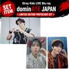 HAN STRAY KIDS LIVE Blu-ray dominATE JAPAN LIMITED ver. SET 3 CARTE FOTOGRAFI...