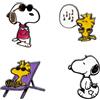 Spille Smaltate Snoopy Peanuts - Set Di 4 Spillette in Scatola Regalo per Person