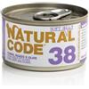 Natural code 38 tonno, manzo e olive in jelly 85gr