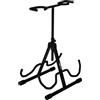 QUIK LOK - QL/694 Doppio Supporto Universale, Serie QL, Con sostegno del Manico Regolabile in Altezza, Per 2 Chitarre acustiche o Elettriche, Colore Nero