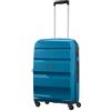 American Tourister Bon Air - Spinner M, Valigia, 66 cm, 57.5 L, Blu (Seaport Blue)