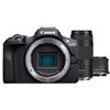 Canon Fotocamera Digitale Mirrorless 24,1 Megapixel Formato APS-C Registrazione Video in 4K colore Nero - EOS R100 Kit RF-S 18-45mm + RF 75-300mm