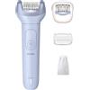 Philips Series 8000 Epilatore senza filo Wet & Dry 32 pinzette + Accessori colore Blu - BRE708/00