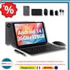 FASTWD L60-EEA Tablet Android 14 10" Dual SIM 4G LTE 128GB con Mouse e Tastiera