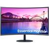 Samsung MONITOR CURVO SERIE S39C SAMSUNG 27" LS27C390EAUXEN FULL HD 75 HZ HDR10+ NERO